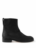 Our Legacy - Michaelis Waxed-Suede Boots - Black