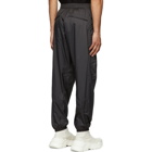 Doublet Black Chaos Embroidery Track Pants