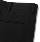 The Row - Black Mick Slim-Fit Cotton and Cashmere-Blend Moleskin Trousers - Black