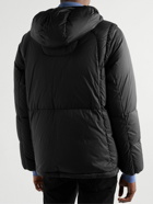 Dunhill - Convertible Quilted Shell Hooded Down Coat - Black