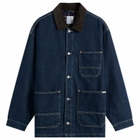 Polar Skate Co. Men's Flannel Lined Ezra Jacket in Indigo