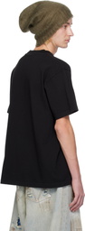 424 Black '424' T-shirt