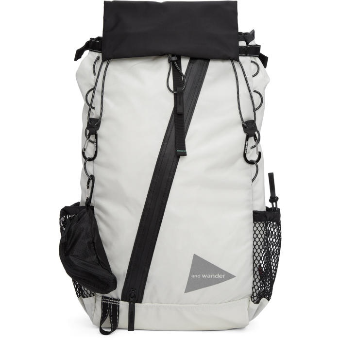 Photo: and Wander White Convertible 30L Front Pouch Backpack 
