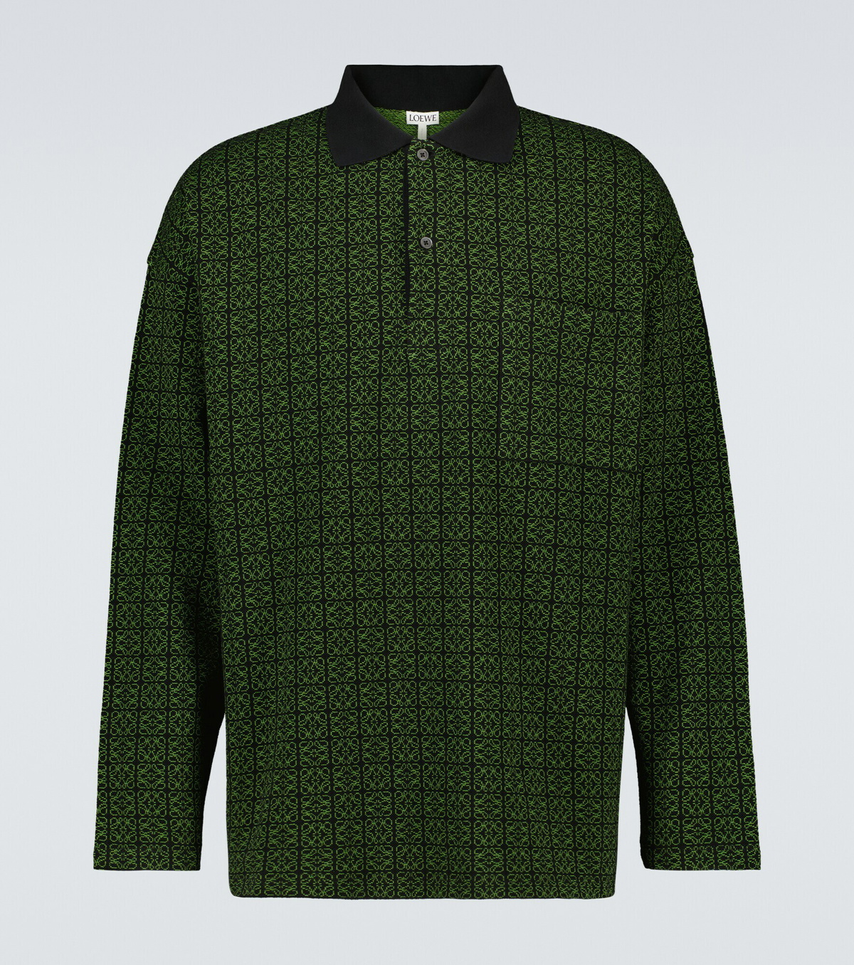 LOEWE｜LONG-SLEEVED SHIRTS (Jacquard Hooded Shirt in woo LOEWE Cotton-Jacquard Hooded Overshirt for Men | MR PORTER