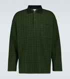 Loewe - Cotton jacquard polo shirt