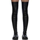 1017 ALYX 9SM Black Fixed Sole Thigh-High Boots