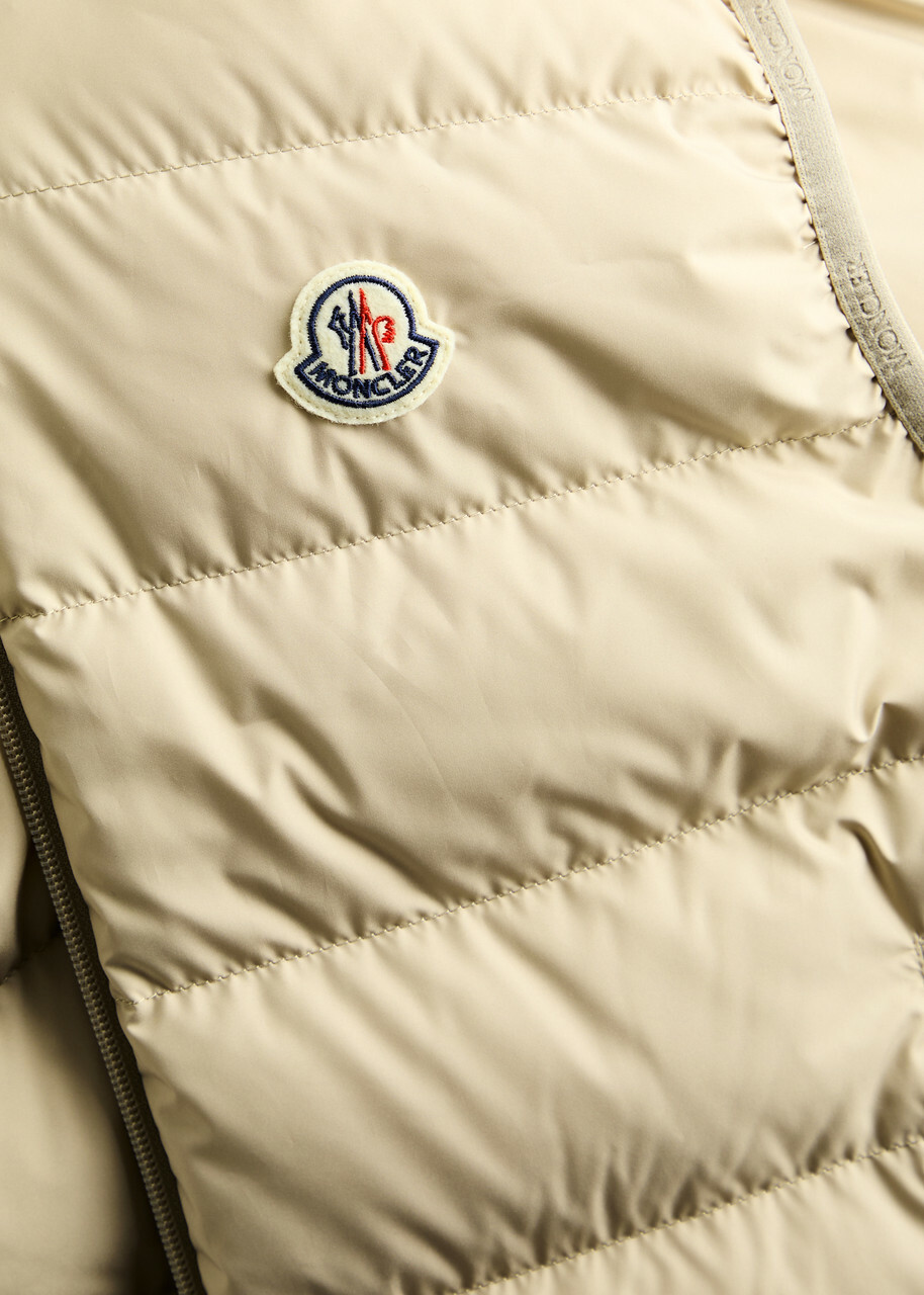 Moncler Contrin Quilted Shell Gilet Cream