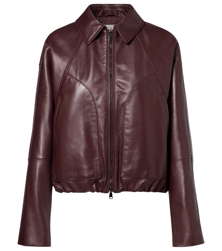 Photo: Brunello Cucinelli Leather jacket