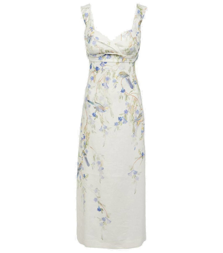 Photo: Zimmermann Natura printed linen midi dress