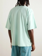 Marni - Logo-Print Cotton-Jersey T-Shirt - Green
