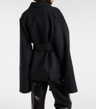 Khaite Alder belted wool jacket