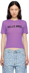 Stockholm (Surfboard) Club Purple 'Hello Angel' T-Shirt