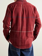 Portuguese Flannel - Torso Checked Cotton-Flannel Shirt - Red