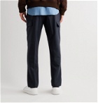 Officine Generale - Geron Tapered Wool-Twill Cargo Trousers - Blue