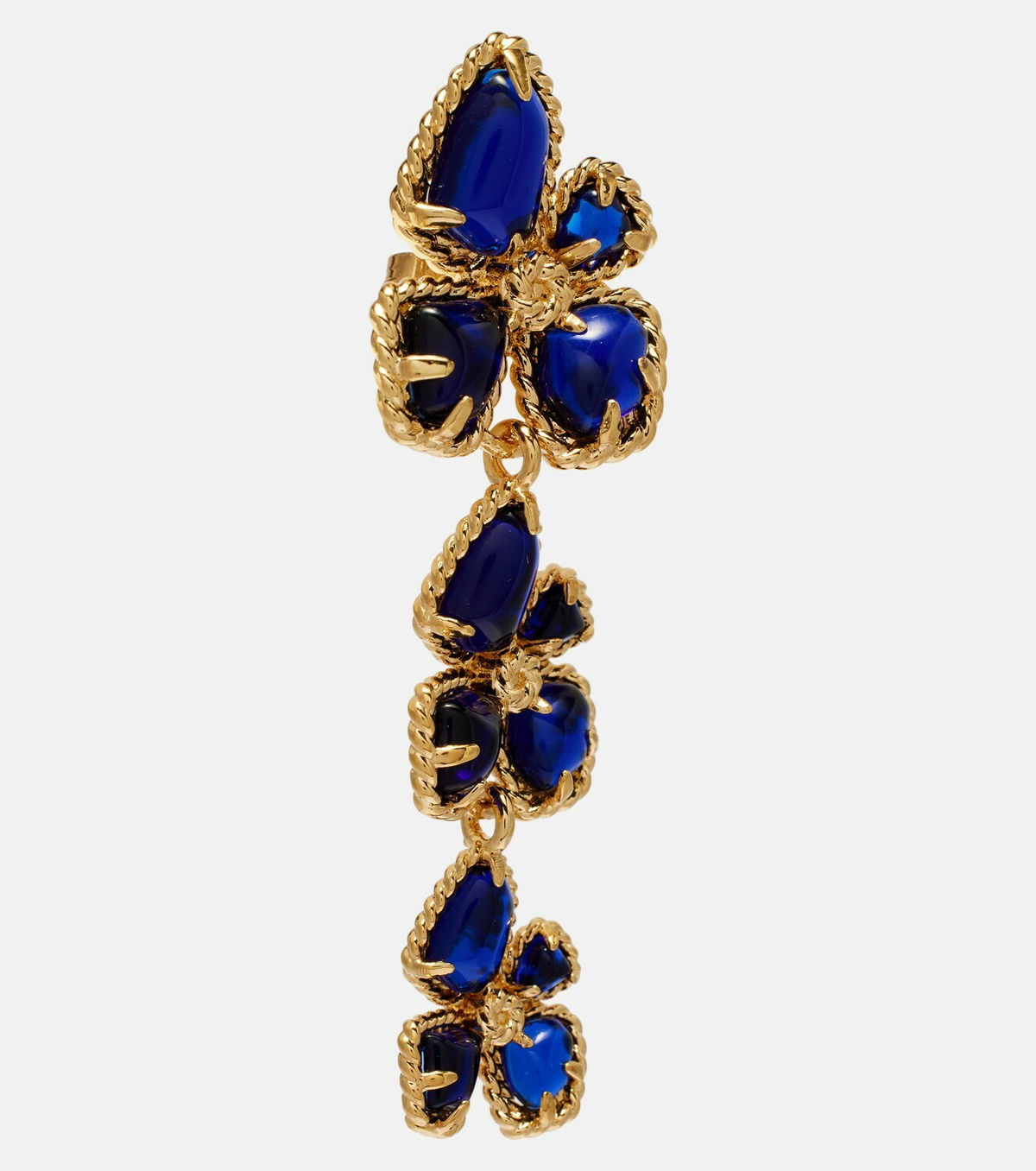 Zimmermann Bloom Large embellished drop earrings