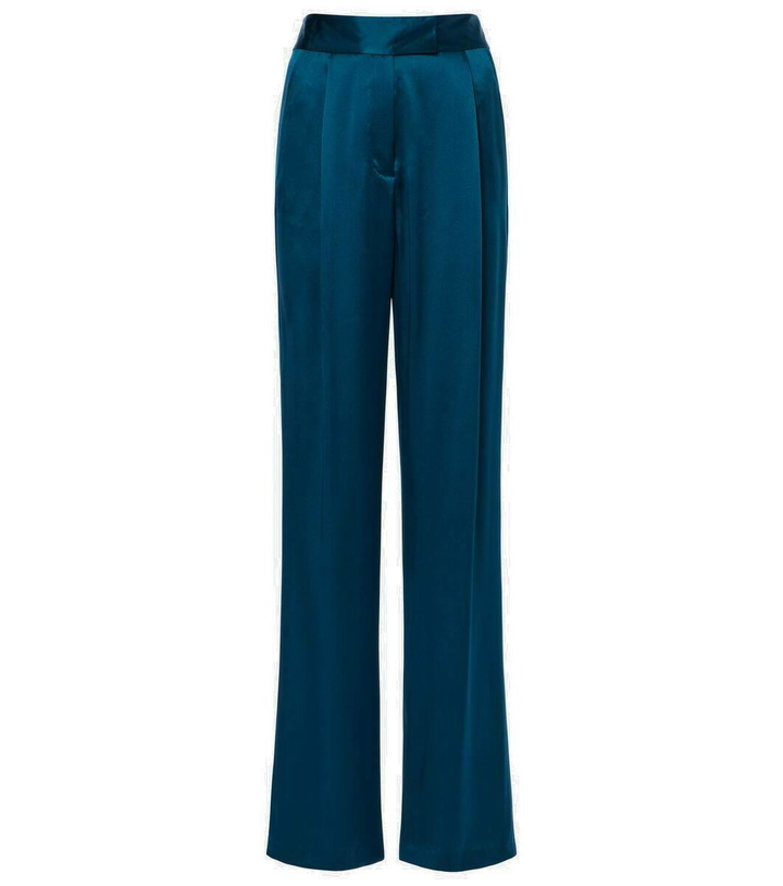 Photo: The Sei Silk satin wide-leg pants