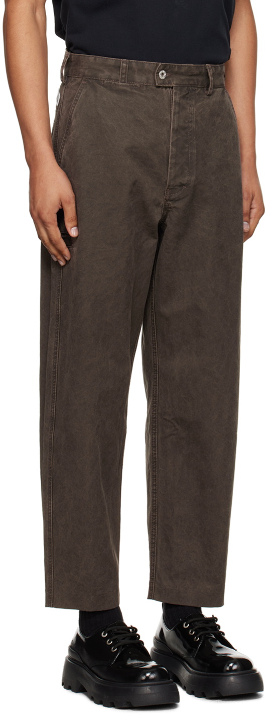Kenzo Brown Tapered Trousers