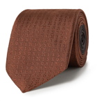 Missoni - 7cm Logo Silk-Jacquard Tie - Brown