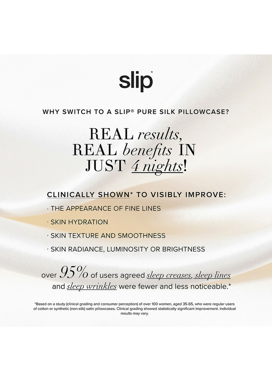 Slip Pure Silk Queen Pillowcase - Petal, Health, Cotton