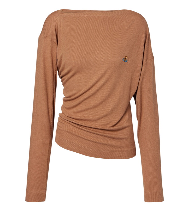 Photo: Vivienne Westwood Draped ribbed-knit top
