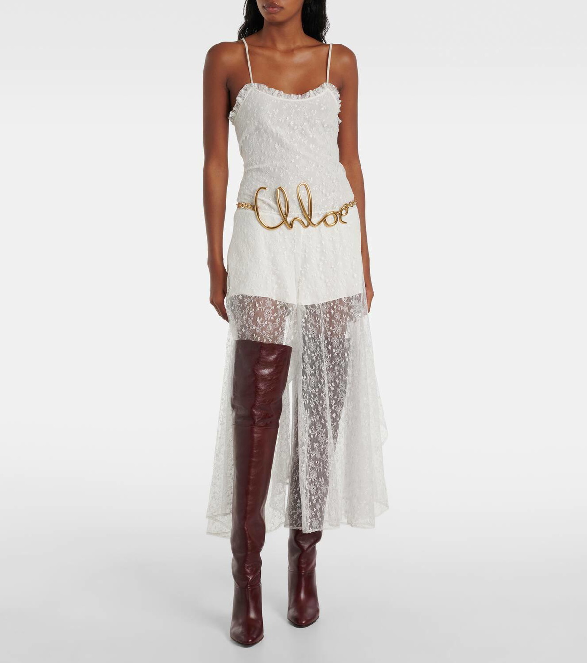 Chloé Floral lace jumpsuit