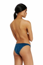 Diesel Cotton Brazilian briefs with denim effect - Strings Womens in Blue