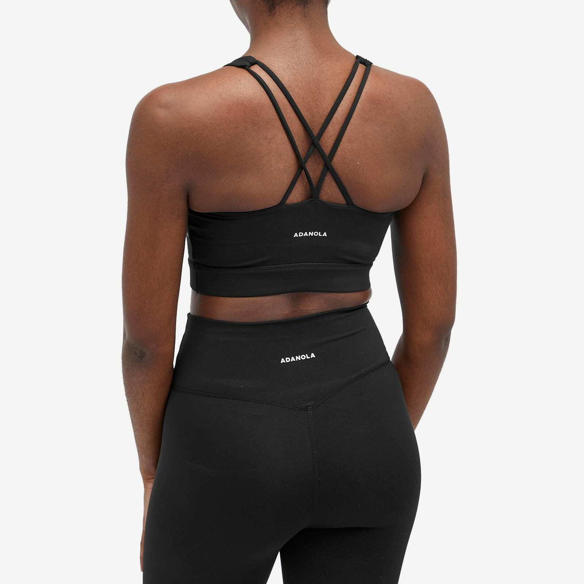 Adanola Women's Ultimate Cross Back Bra Top in Black
