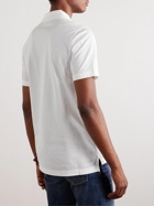 Dunhill - Rollagas Slim-Fit Textured-Cotton Polo Shirt - White