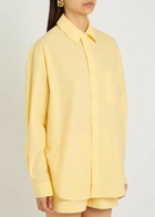 Matteau Cotton-poplin Shirt Yellow