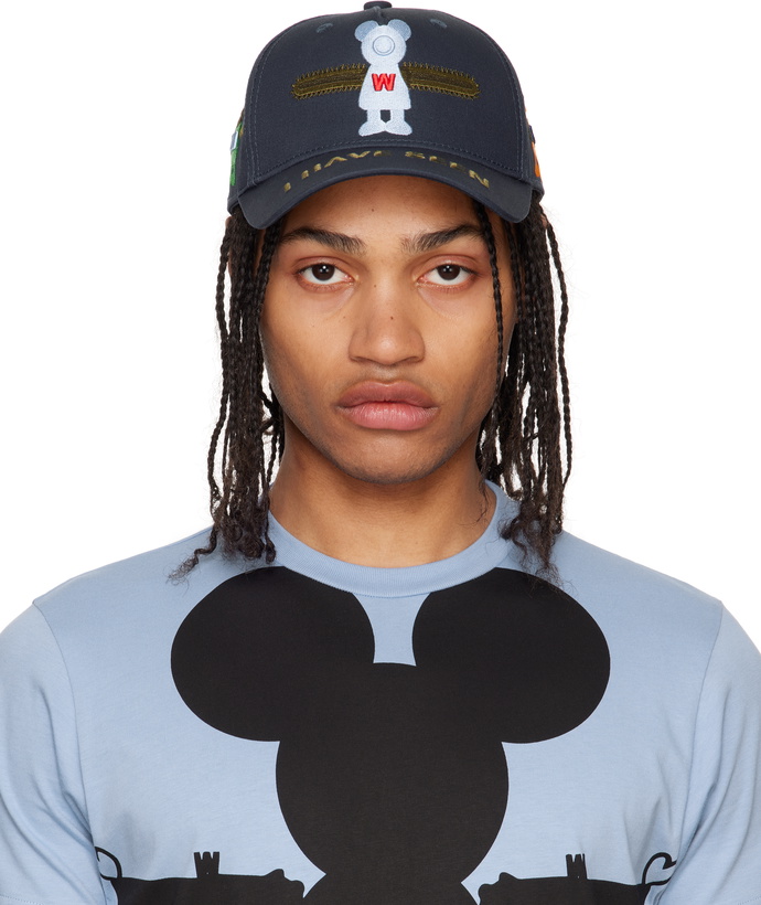 Photo: Walter Van Beirendonck Navy 'I Have Seen The Future' Cap