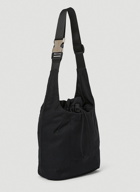 Arcs - Sharp Shoulder Bag in Black