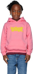 OOOF SSENSE Exclusive Kids Pink Puff Logo Hoodie