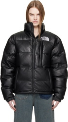 The North Face Black 'Leather Pack' Summit Series Down Jacket
