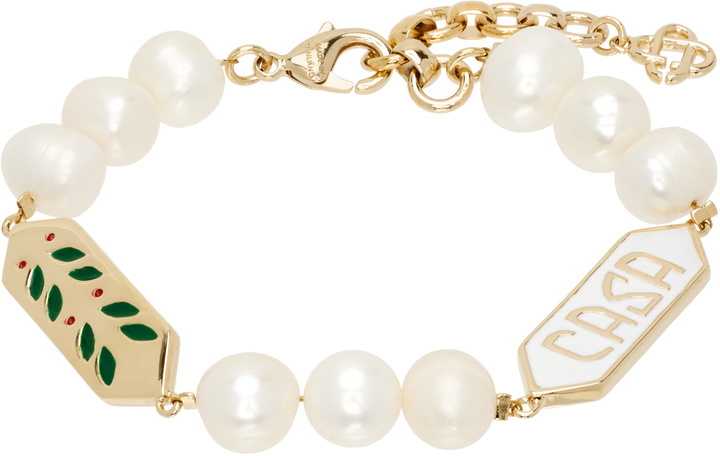 Photo: Casablanca Laurel Pearl Bracelet