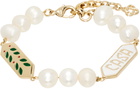 Casablanca Laurel Pearl Bracelet