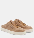 Max Mara Slides suede sneakers