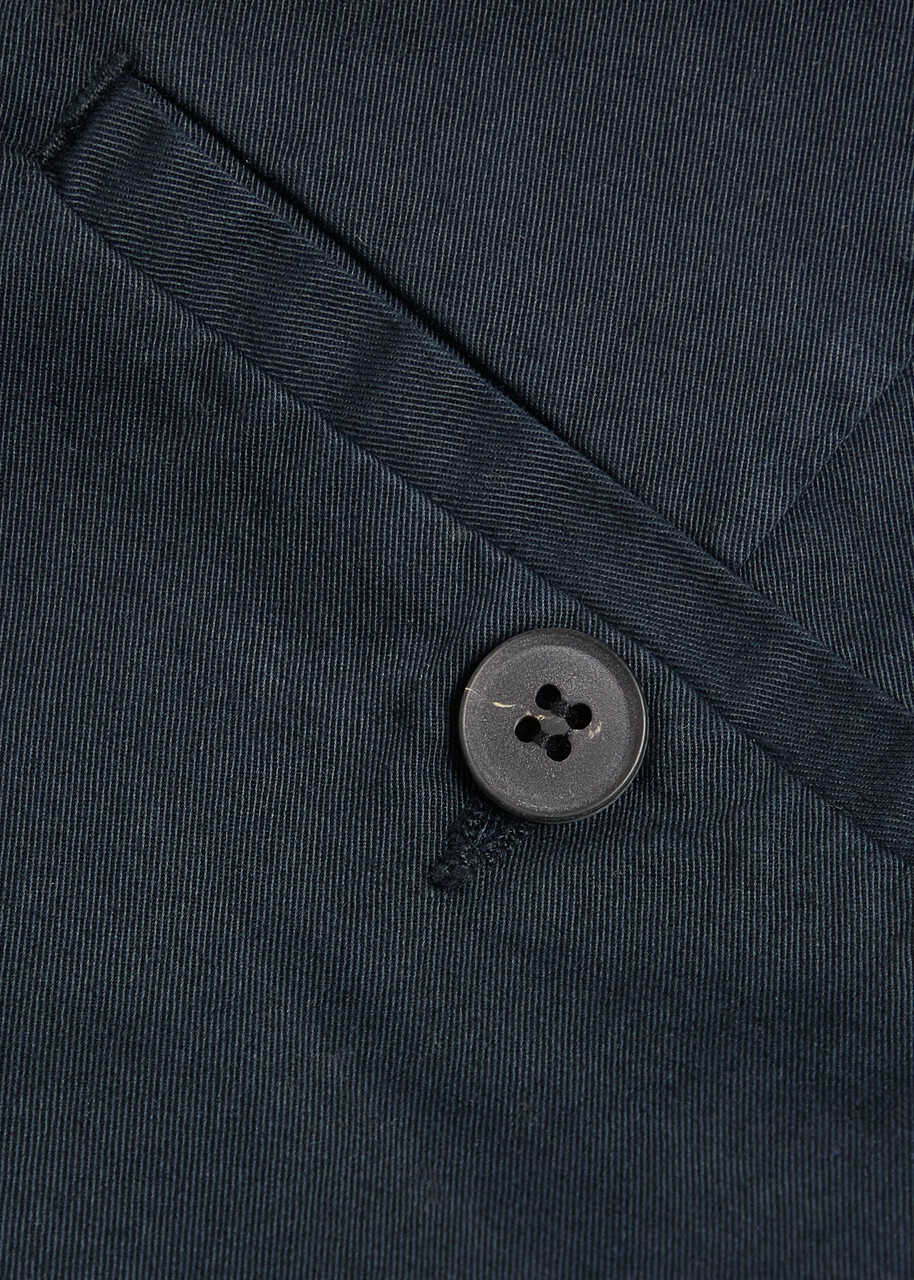 Sunspel Stretch-cotton Shorts Navy