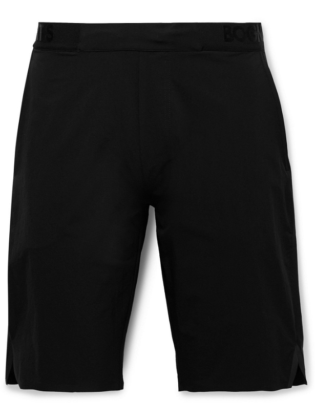 Photo: Bogner - Drago Slim-Fit Stretch-Shell Golf Shorts - Black