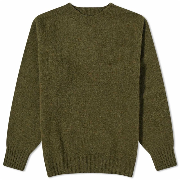 Photo: Howlin by Morrison Men's Howlin' Birth of the Cool Crew Knit in Moss