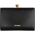 Jil Sander Black Goji Purse Small Wallet