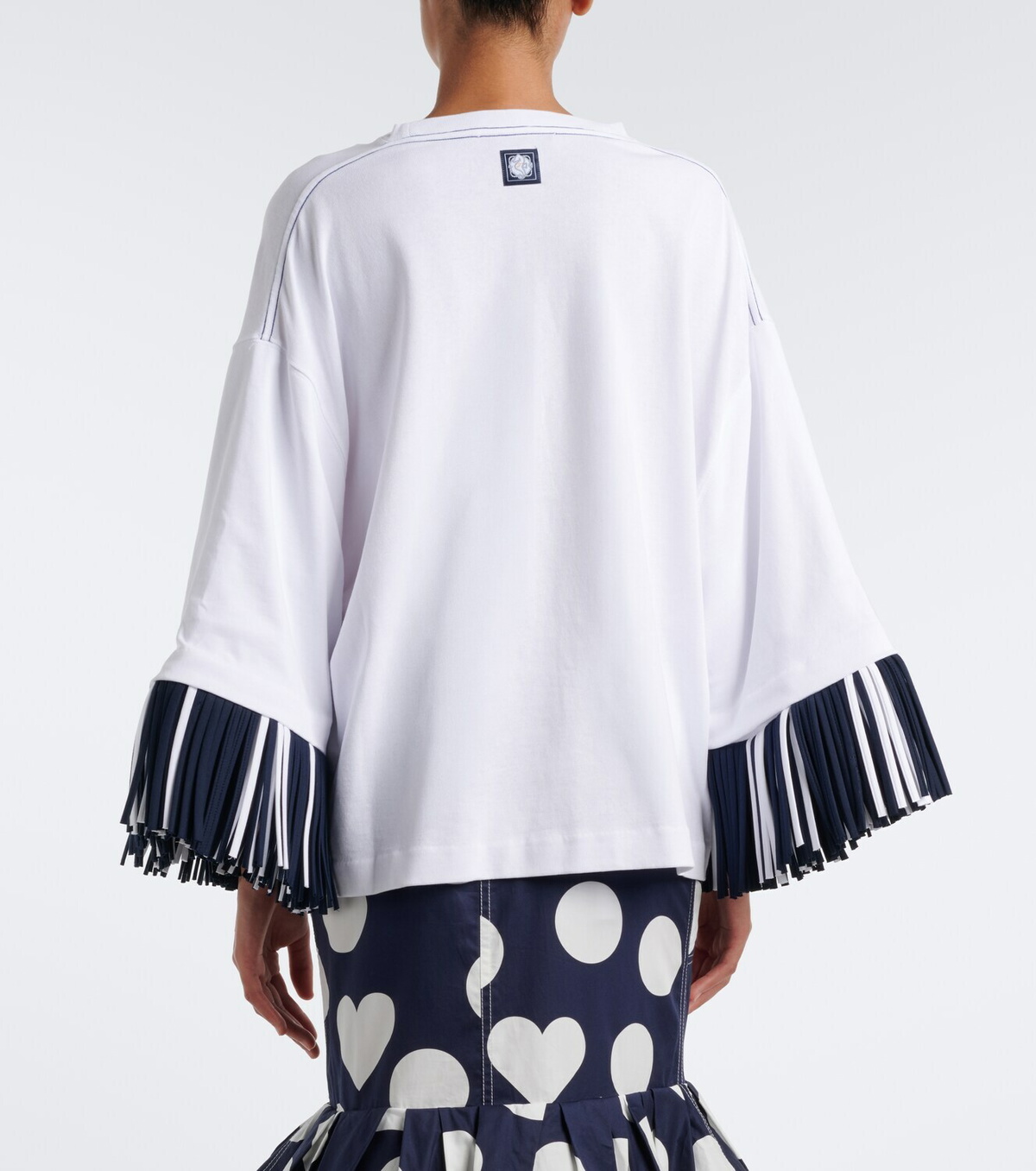 Jacquemus Cabana fringed cotton jersey T-shirt