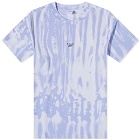 Reebok Men's Tie Dye Logo T-Shirt in Lilac Glow