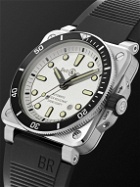 Bell & Ross - BR 03-92 Diver Automatic 42mm Stainless Steel and Rubber Watch, Ref. No. BR0392-D-WH-ST/SRB