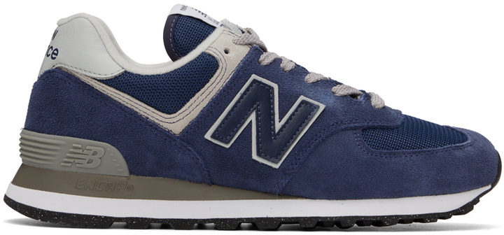 Photo: New Balance Navy 574 Core Sneakers