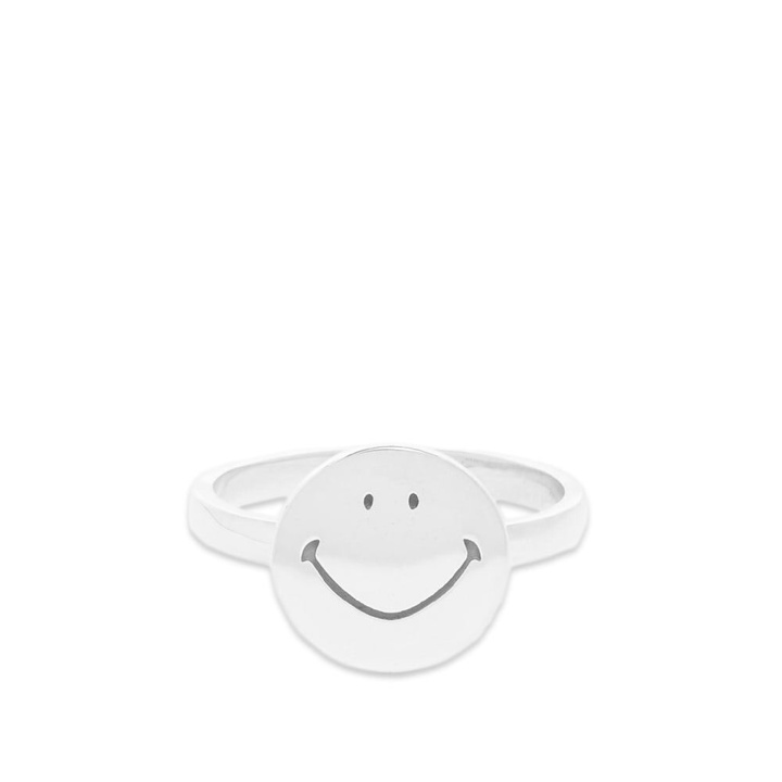 Photo: Needles Men's 925 Silver Ring in Smiley Face