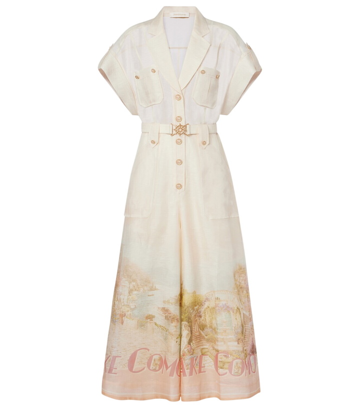 Photo: Zimmermann Como linen and silk jumpsuit