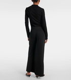 Courrèges Infinity draped wide-leg pants