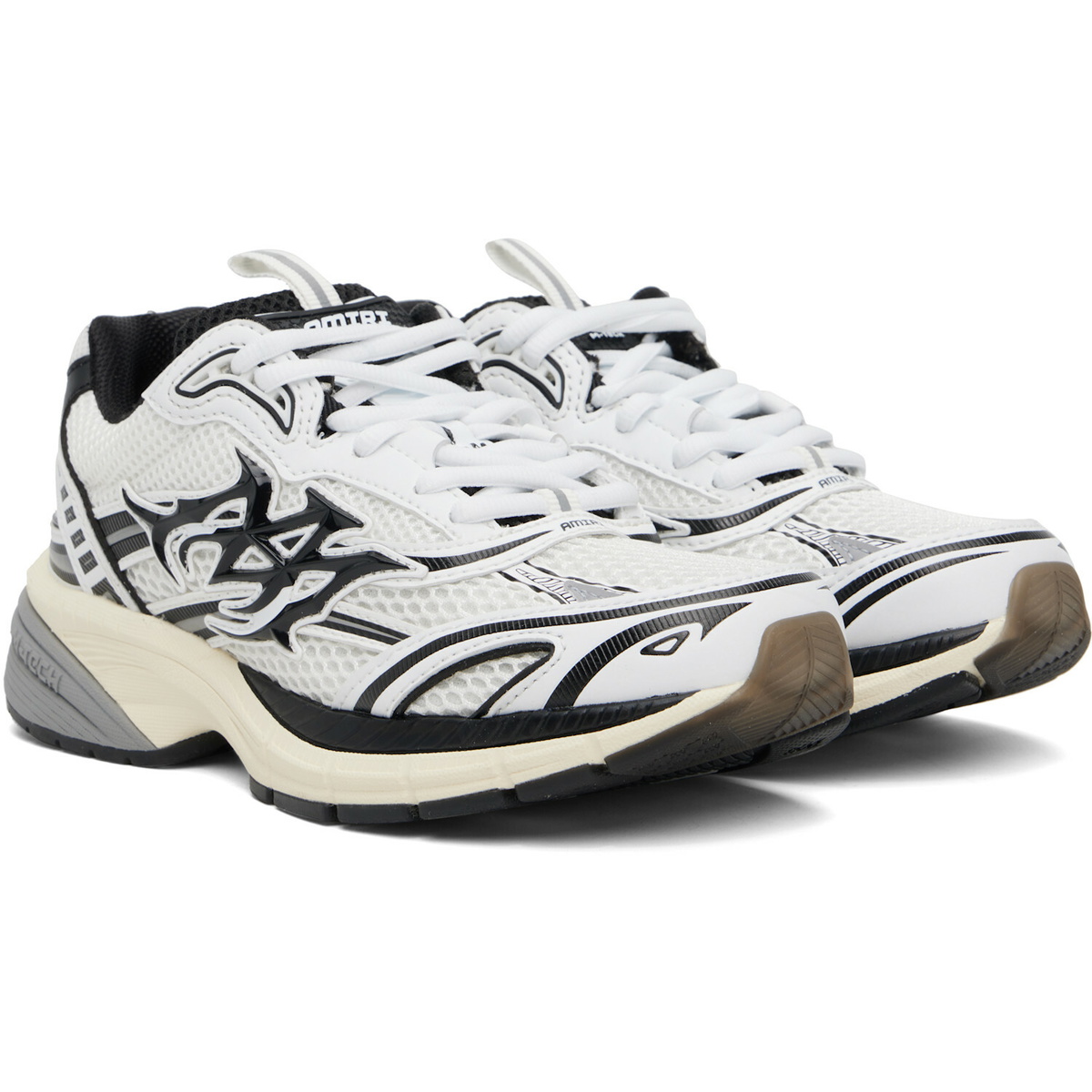 AMIRI White & Black M-Tech Sneakers