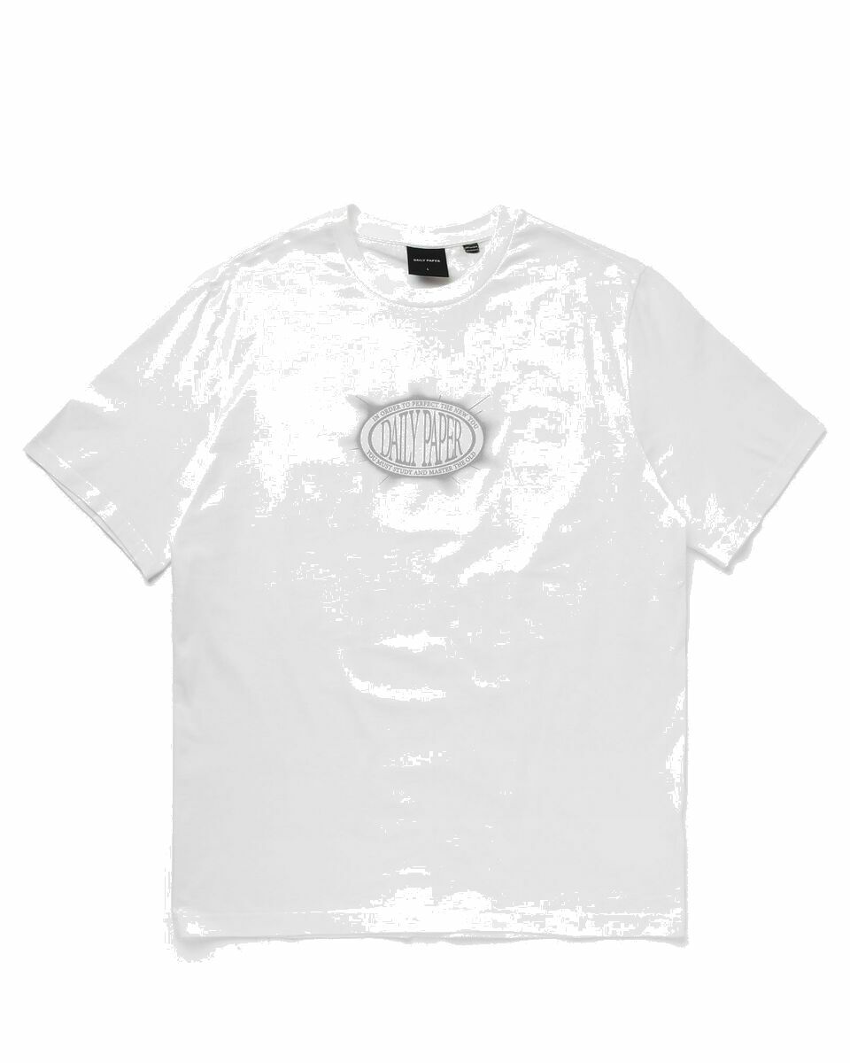 Photo: Daily Paper Glow Ss T Shirt White - Mens - Shortsleeves