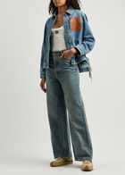 Loewe Anagram-debossed Denim Jacket